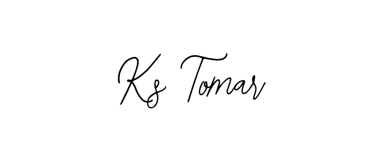 Make a beautiful signature design for name Ks Tomar. With this signature (Bearetta-2O07w) style, you can create a handwritten signature for free. Ks Tomar signature style 12 images and pictures png