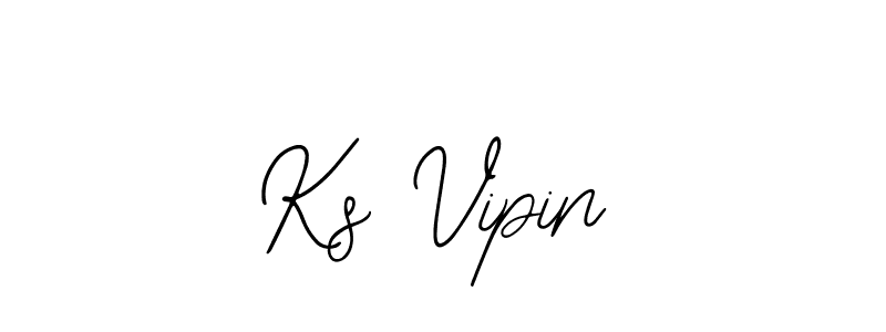 Make a beautiful signature design for name Ks Vipin. With this signature (Bearetta-2O07w) style, you can create a handwritten signature for free. Ks Vipin signature style 12 images and pictures png