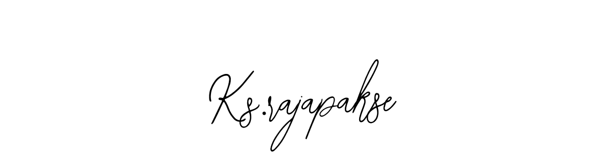 You should practise on your own different ways (Bearetta-2O07w) to write your name (Ks.rajapakse) in signature. don't let someone else do it for you. Ks.rajapakse signature style 12 images and pictures png