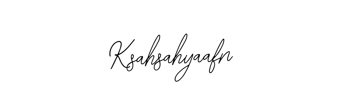 Design your own signature with our free online signature maker. With this signature software, you can create a handwritten (Bearetta-2O07w) signature for name Ksahsahyaafn. Ksahsahyaafn signature style 12 images and pictures png