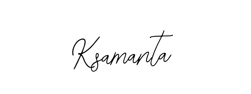 Make a beautiful signature design for name Ksamanta. With this signature (Bearetta-2O07w) style, you can create a handwritten signature for free. Ksamanta signature style 12 images and pictures png