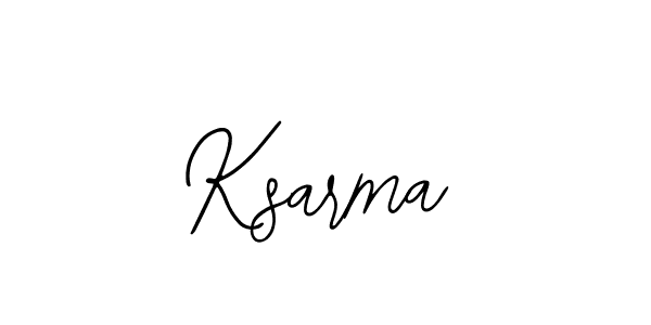 Ksarma stylish signature style. Best Handwritten Sign (Bearetta-2O07w) for my name. Handwritten Signature Collection Ideas for my name Ksarma. Ksarma signature style 12 images and pictures png