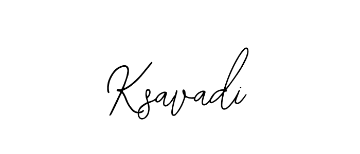Ksavadi stylish signature style. Best Handwritten Sign (Bearetta-2O07w) for my name. Handwritten Signature Collection Ideas for my name Ksavadi. Ksavadi signature style 12 images and pictures png