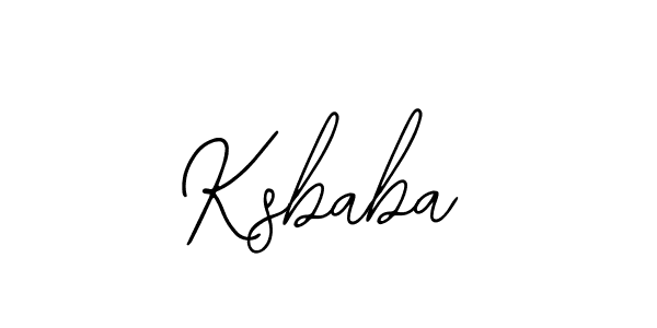 Also we have Ksbaba name is the best signature style. Create professional handwritten signature collection using Bearetta-2O07w autograph style. Ksbaba signature style 12 images and pictures png