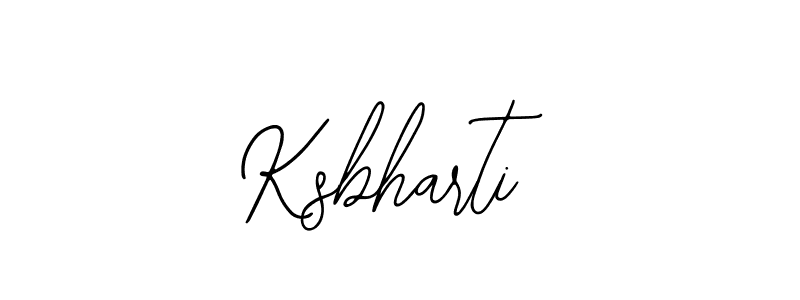 How to Draw Ksbharti signature style? Bearetta-2O07w is a latest design signature styles for name Ksbharti. Ksbharti signature style 12 images and pictures png