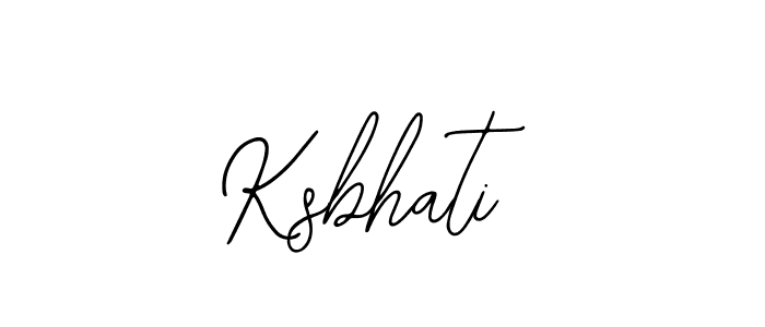 Make a beautiful signature design for name Ksbhati. With this signature (Bearetta-2O07w) style, you can create a handwritten signature for free. Ksbhati signature style 12 images and pictures png