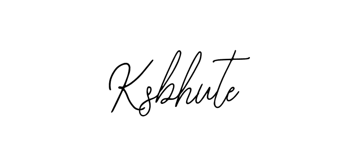 Make a beautiful signature design for name Ksbhute. Use this online signature maker to create a handwritten signature for free. Ksbhute signature style 12 images and pictures png