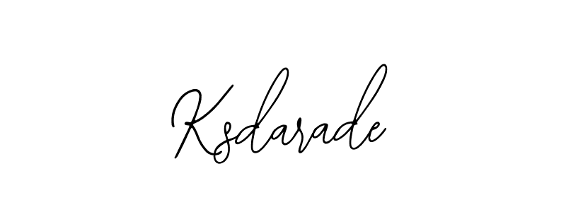 How to Draw Ksdarade signature style? Bearetta-2O07w is a latest design signature styles for name Ksdarade. Ksdarade signature style 12 images and pictures png