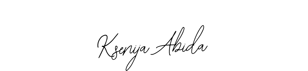 How to make Ksenija Abida signature? Bearetta-2O07w is a professional autograph style. Create handwritten signature for Ksenija Abida name. Ksenija Abida signature style 12 images and pictures png