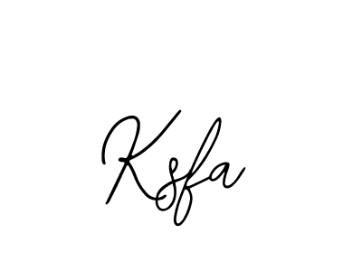 Use a signature maker to create a handwritten signature online. With this signature software, you can design (Bearetta-2O07w) your own signature for name Ksfa. Ksfa signature style 12 images and pictures png