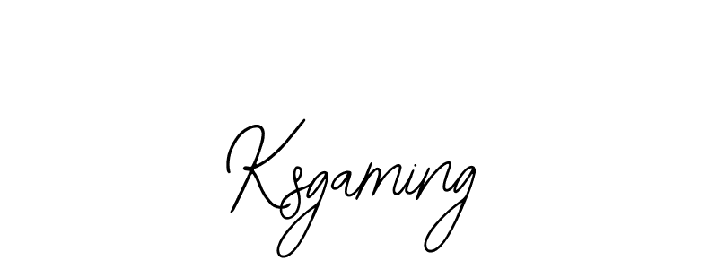 How to make Ksgaming name signature. Use Bearetta-2O07w style for creating short signs online. This is the latest handwritten sign. Ksgaming signature style 12 images and pictures png