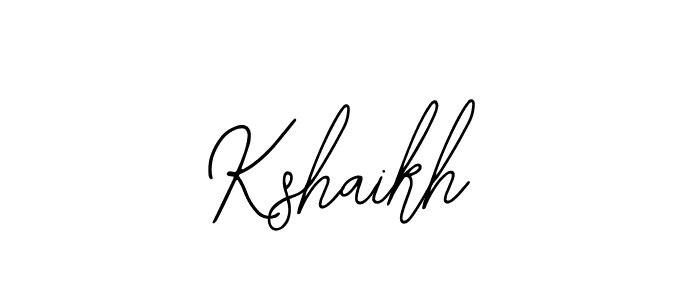 Also we have Kshaikh name is the best signature style. Create professional handwritten signature collection using Bearetta-2O07w autograph style. Kshaikh signature style 12 images and pictures png