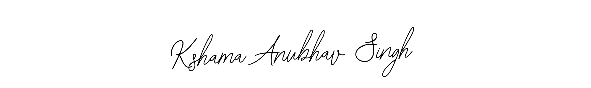 Make a beautiful signature design for name Kshama Anubhav Singh. With this signature (Bearetta-2O07w) style, you can create a handwritten signature for free. Kshama Anubhav Singh signature style 12 images and pictures png