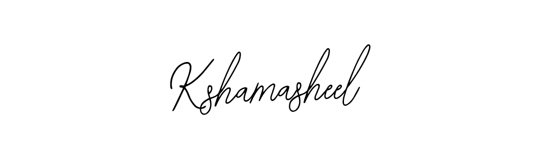 How to make Kshamasheel signature? Bearetta-2O07w is a professional autograph style. Create handwritten signature for Kshamasheel name. Kshamasheel signature style 12 images and pictures png