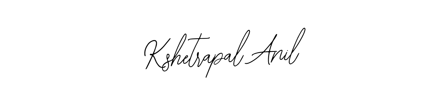 Create a beautiful signature design for name Kshetrapal Anil. With this signature (Bearetta-2O07w) fonts, you can make a handwritten signature for free. Kshetrapal Anil signature style 12 images and pictures png