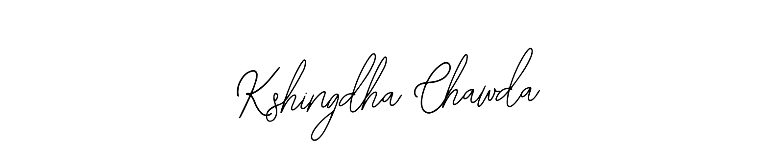 How to Draw Kshingdha Chawda signature style? Bearetta-2O07w is a latest design signature styles for name Kshingdha Chawda. Kshingdha Chawda signature style 12 images and pictures png