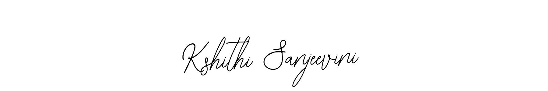 Use a signature maker to create a handwritten signature online. With this signature software, you can design (Bearetta-2O07w) your own signature for name Kshithi Sanjeevini. Kshithi Sanjeevini signature style 12 images and pictures png