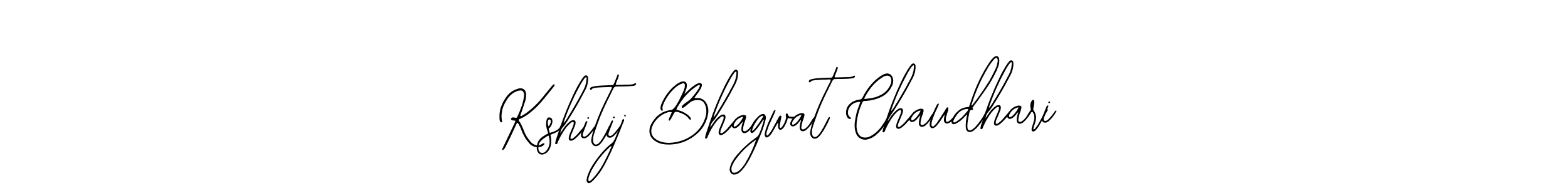 How to make Kshitij Bhagwat Chaudhari name signature. Use Bearetta-2O07w style for creating short signs online. This is the latest handwritten sign. Kshitij Bhagwat Chaudhari signature style 12 images and pictures png
