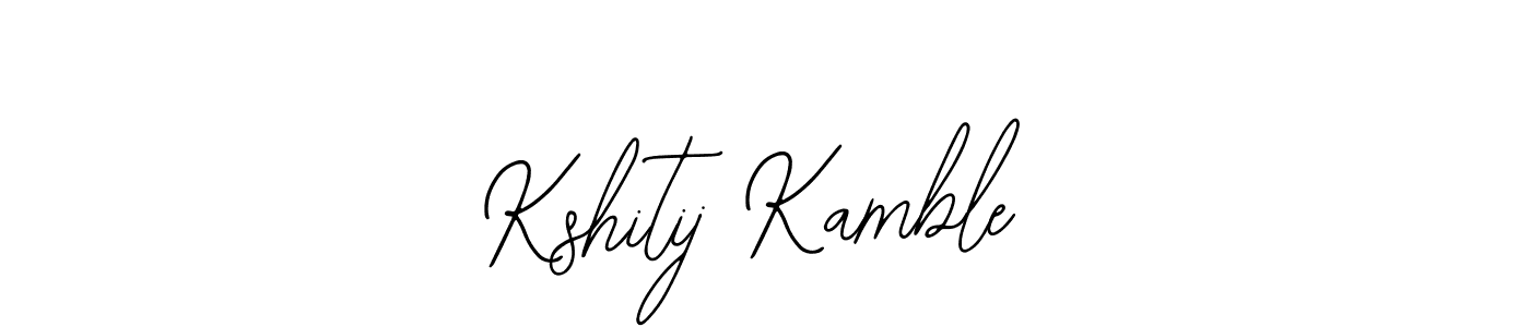 Also we have Kshitij Kamble name is the best signature style. Create professional handwritten signature collection using Bearetta-2O07w autograph style. Kshitij Kamble signature style 12 images and pictures png