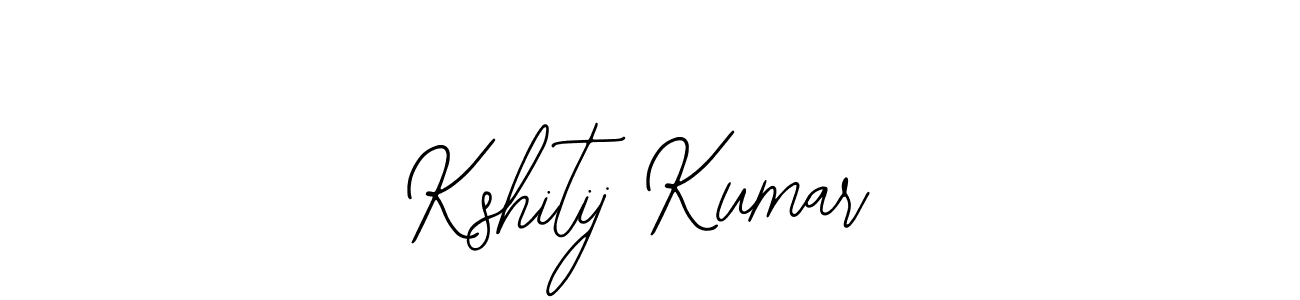How to make Kshitij Kumar signature? Bearetta-2O07w is a professional autograph style. Create handwritten signature for Kshitij Kumar name. Kshitij Kumar signature style 12 images and pictures png