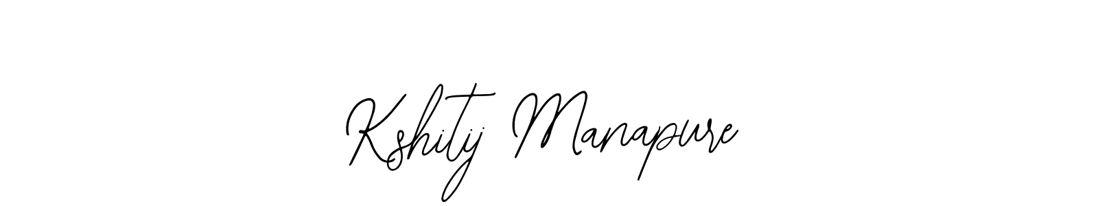 Design your own signature with our free online signature maker. With this signature software, you can create a handwritten (Bearetta-2O07w) signature for name Kshitij Manapure. Kshitij Manapure signature style 12 images and pictures png