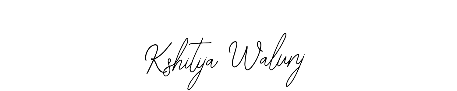 Also we have Kshitija Walunj name is the best signature style. Create professional handwritten signature collection using Bearetta-2O07w autograph style. Kshitija Walunj signature style 12 images and pictures png