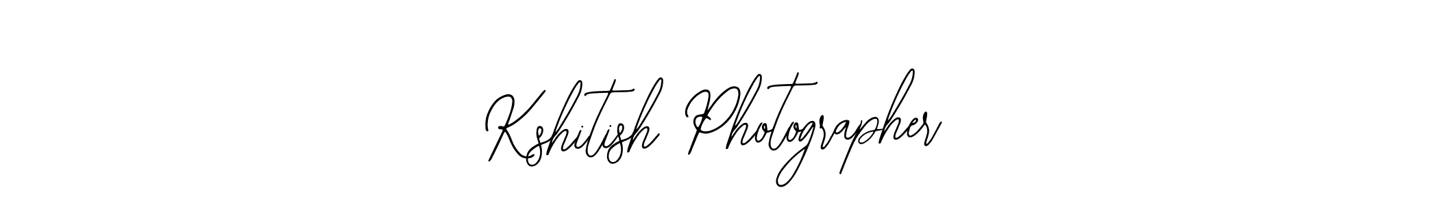 Also we have Kshitish Photographer name is the best signature style. Create professional handwritten signature collection using Bearetta-2O07w autograph style. Kshitish Photographer signature style 12 images and pictures png