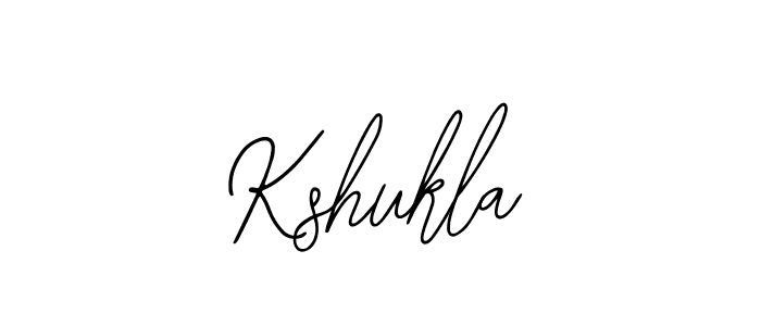 How to Draw Kshukla signature style? Bearetta-2O07w is a latest design signature styles for name Kshukla. Kshukla signature style 12 images and pictures png