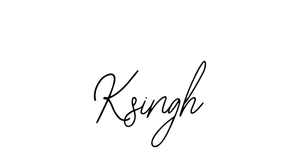 Use a signature maker to create a handwritten signature online. With this signature software, you can design (Bearetta-2O07w) your own signature for name Ksingh. Ksingh signature style 12 images and pictures png