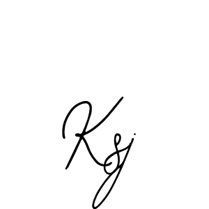 Also we have Ksj name is the best signature style. Create professional handwritten signature collection using Bearetta-2O07w autograph style. Ksj signature style 12 images and pictures png