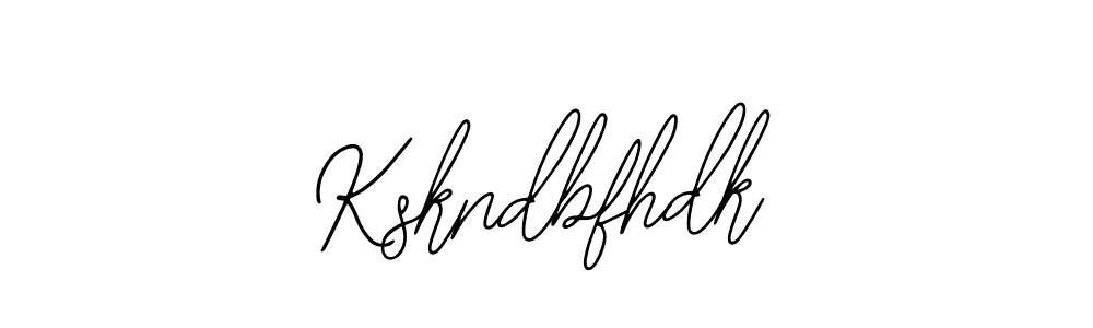 How to make Kskndbfhdk name signature. Use Bearetta-2O07w style for creating short signs online. This is the latest handwritten sign. Kskndbfhdk signature style 12 images and pictures png