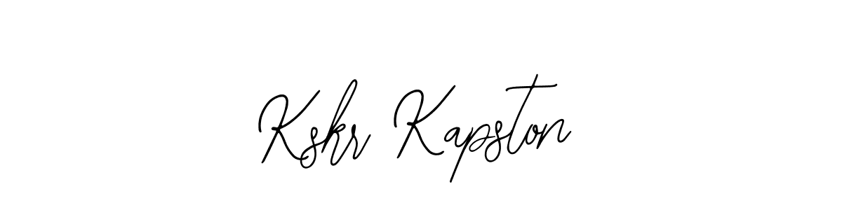 if you are searching for the best signature style for your name Kskr Kapston. so please give up your signature search. here we have designed multiple signature styles  using Bearetta-2O07w. Kskr Kapston signature style 12 images and pictures png