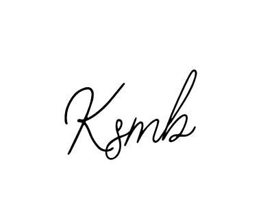 Also we have Ksmb name is the best signature style. Create professional handwritten signature collection using Bearetta-2O07w autograph style. Ksmb signature style 12 images and pictures png