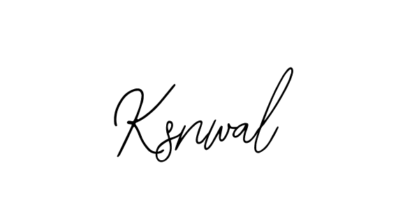 You should practise on your own different ways (Bearetta-2O07w) to write your name (Ksnwal) in signature. don't let someone else do it for you. Ksnwal signature style 12 images and pictures png
