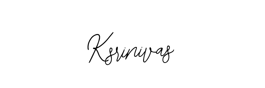 Use a signature maker to create a handwritten signature online. With this signature software, you can design (Bearetta-2O07w) your own signature for name Ksrinivas. Ksrinivas signature style 12 images and pictures png