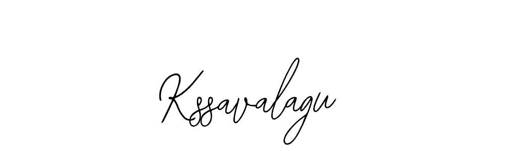 How to make Kssavalagu name signature. Use Bearetta-2O07w style for creating short signs online. This is the latest handwritten sign. Kssavalagu signature style 12 images and pictures png