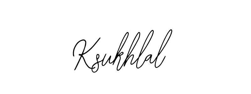 Also You can easily find your signature by using the search form. We will create Ksukhlal name handwritten signature images for you free of cost using Bearetta-2O07w sign style. Ksukhlal signature style 12 images and pictures png