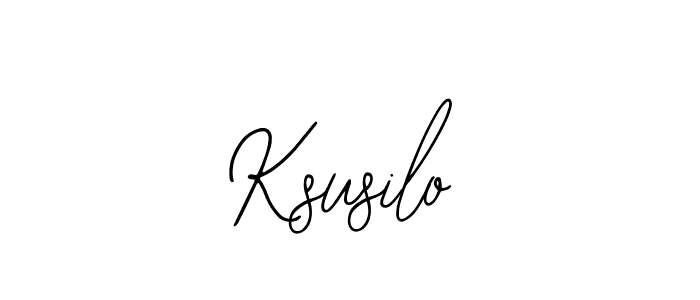Make a short Ksusilo signature style. Manage your documents anywhere anytime using Bearetta-2O07w. Create and add eSignatures, submit forms, share and send files easily. Ksusilo signature style 12 images and pictures png