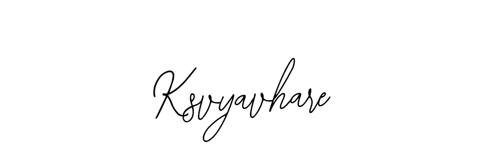 How to Draw Ksvyavhare signature style? Bearetta-2O07w is a latest design signature styles for name Ksvyavhare. Ksvyavhare signature style 12 images and pictures png