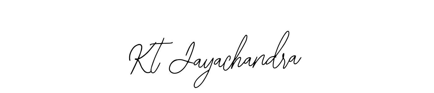 How to Draw Kt Jayachandra signature style? Bearetta-2O07w is a latest design signature styles for name Kt Jayachandra. Kt Jayachandra signature style 12 images and pictures png