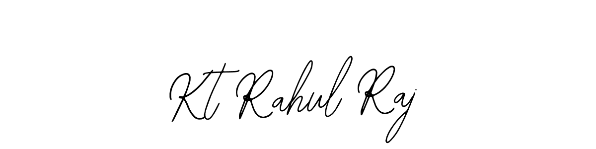 You should practise on your own different ways (Bearetta-2O07w) to write your name (Kt Rahul Raj) in signature. don't let someone else do it for you. Kt Rahul Raj signature style 12 images and pictures png