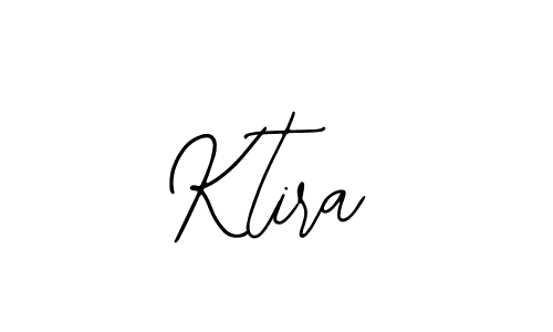How to make Ktira name signature. Use Bearetta-2O07w style for creating short signs online. This is the latest handwritten sign. Ktira signature style 12 images and pictures png