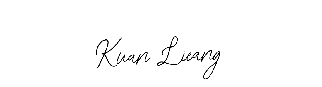 Design your own signature with our free online signature maker. With this signature software, you can create a handwritten (Bearetta-2O07w) signature for name Kuan Lieang. Kuan Lieang signature style 12 images and pictures png