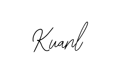 The best way (Bearetta-2O07w) to make a short signature is to pick only two or three words in your name. The name Kuanl include a total of six letters. For converting this name. Kuanl signature style 12 images and pictures png