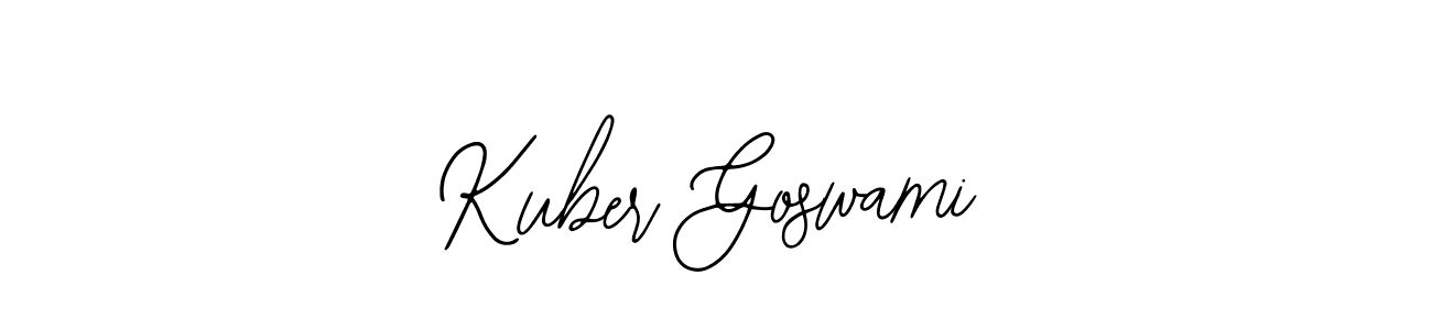 It looks lik you need a new signature style for name Kuber Goswami. Design unique handwritten (Bearetta-2O07w) signature with our free signature maker in just a few clicks. Kuber Goswami signature style 12 images and pictures png