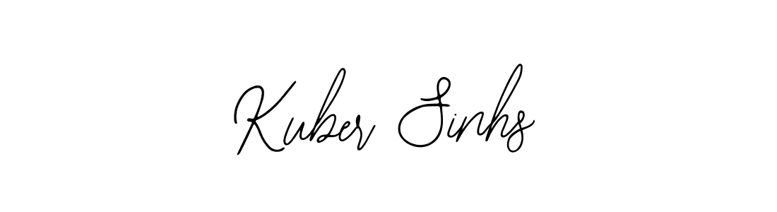 Bearetta-2O07w is a professional signature style that is perfect for those who want to add a touch of class to their signature. It is also a great choice for those who want to make their signature more unique. Get Kuber Sinhs name to fancy signature for free. Kuber Sinhs signature style 12 images and pictures png