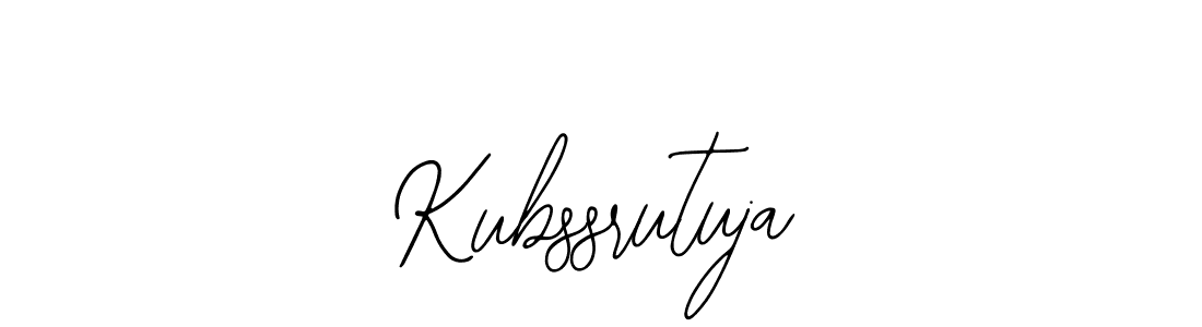 Also we have Kubssrutuja name is the best signature style. Create professional handwritten signature collection using Bearetta-2O07w autograph style. Kubssrutuja signature style 12 images and pictures png