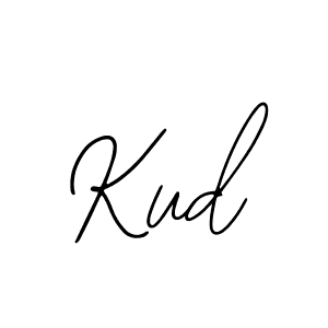 Design your own signature with our free online signature maker. With this signature software, you can create a handwritten (Bearetta-2O07w) signature for name Kud. Kud signature style 12 images and pictures png
