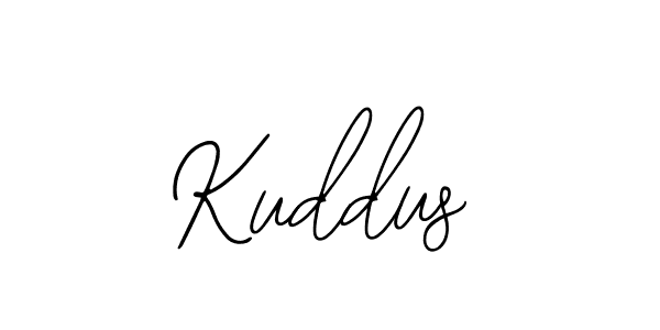 Use a signature maker to create a handwritten signature online. With this signature software, you can design (Bearetta-2O07w) your own signature for name Kuddus. Kuddus signature style 12 images and pictures png