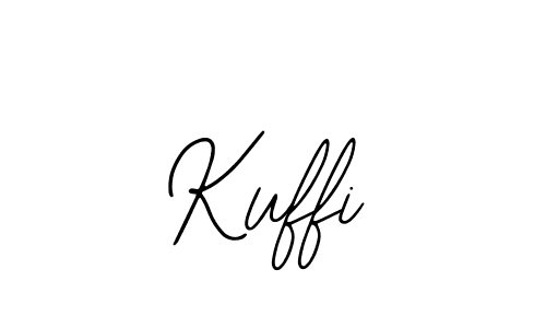 You should practise on your own different ways (Bearetta-2O07w) to write your name (Kuffi) in signature. don't let someone else do it for you. Kuffi signature style 12 images and pictures png
